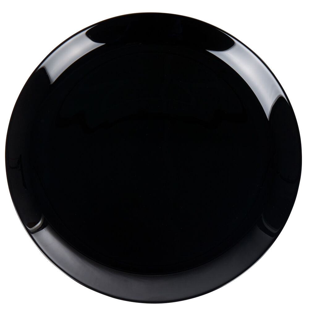 Assiette plate ronde Luminarc Diwali noire Ø25cm