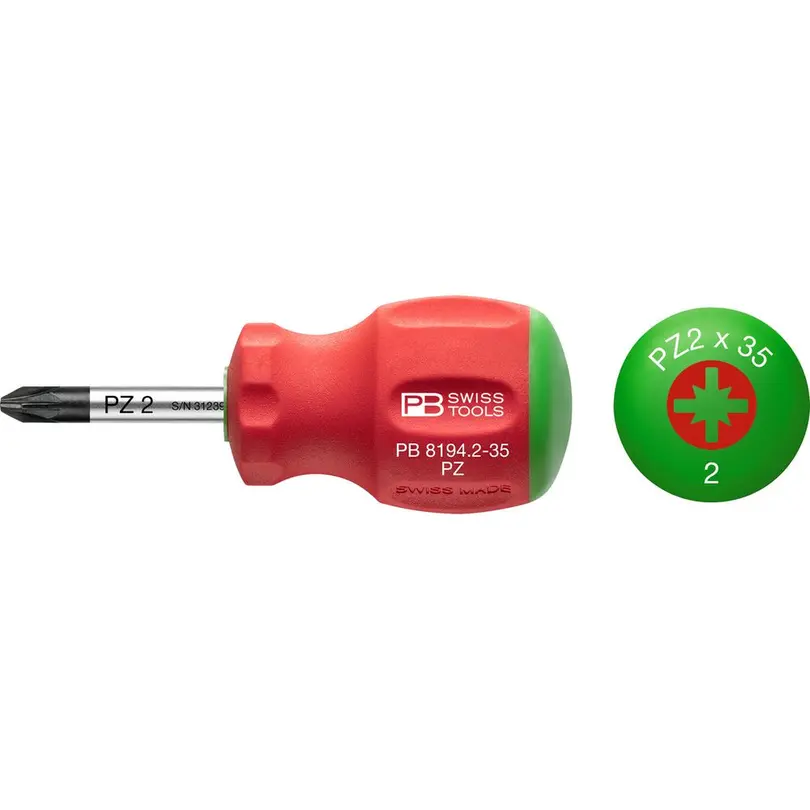 Schraubenzieher SwissGrip Stubby