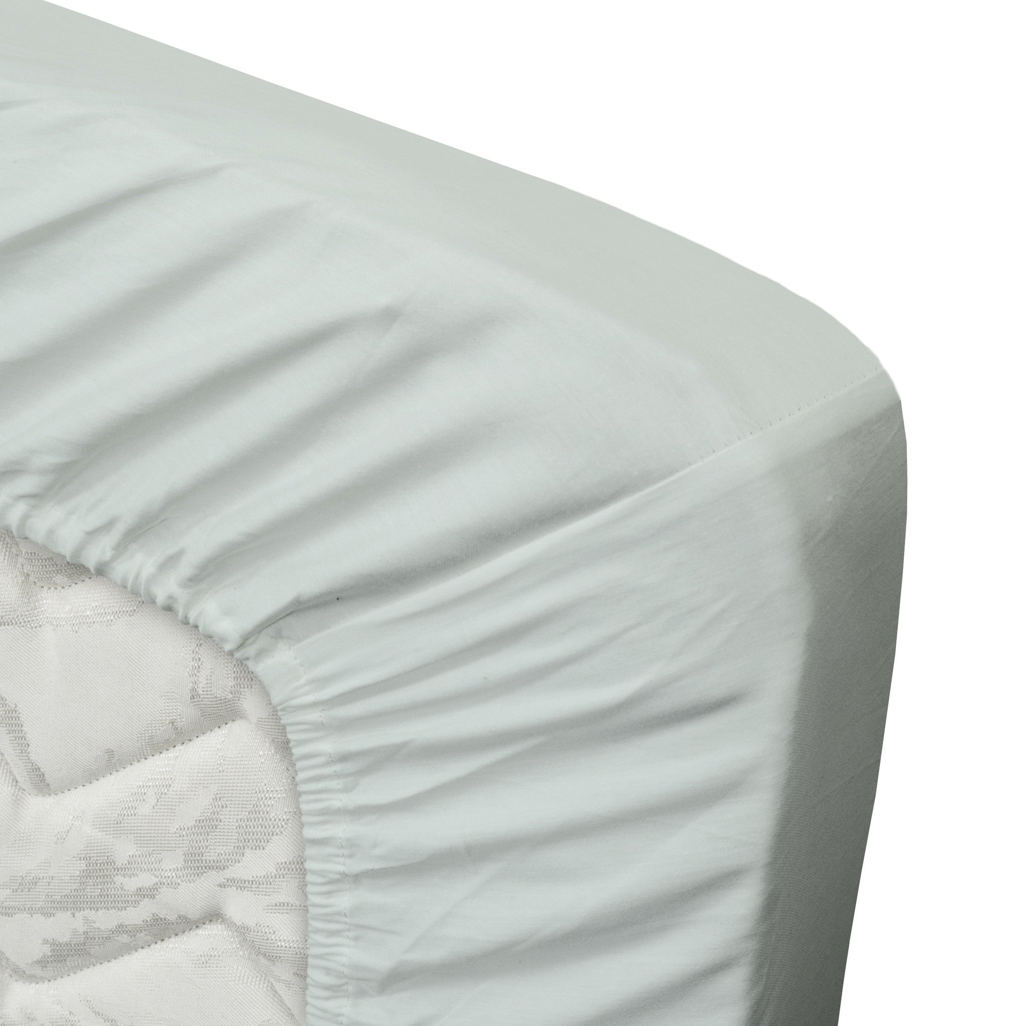 Ten Cate topper hoeslaken - 100% katoensatijn - 140x200 - mint
