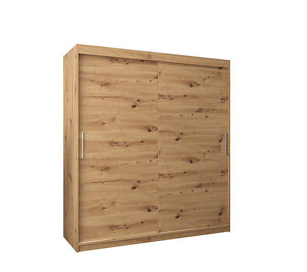Armoire TOKYO à portes coulissantes H. 200 x L. 180 x P. 62, 2 portes