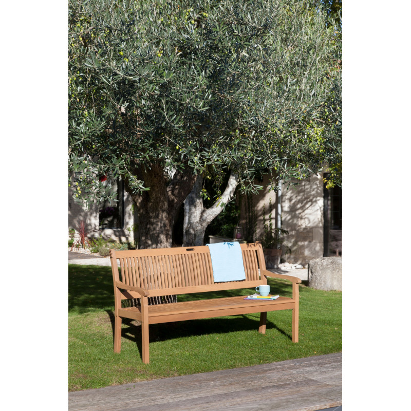 Banc de jardin Amadéo 158 x 65 x 88 cm