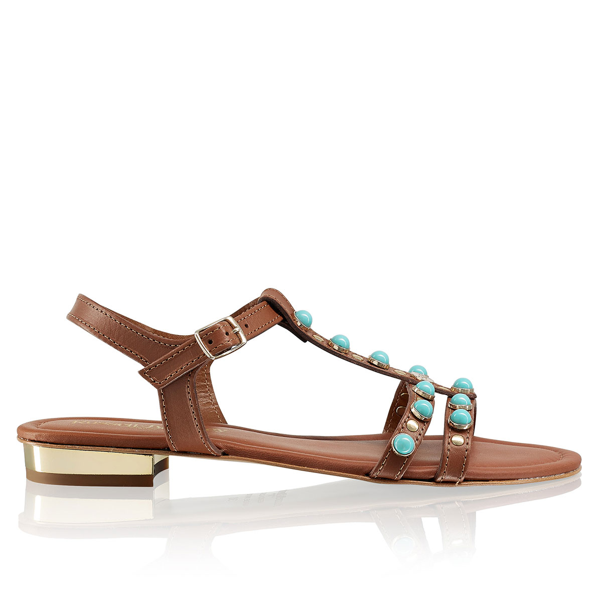 Russell & Bromley PIAZZA Stud Trim Sandal