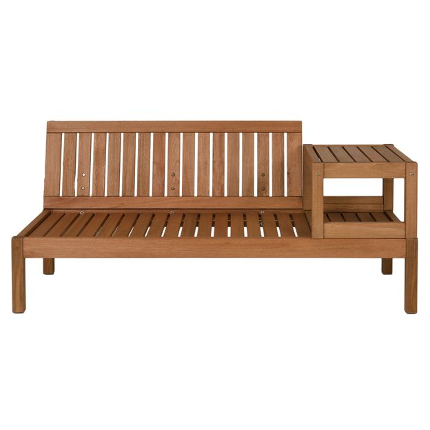 ESTRUTURA DE SOFÁ 2 LUGARES COM MESA LATERAL REPOSICIONÁVEL DUO