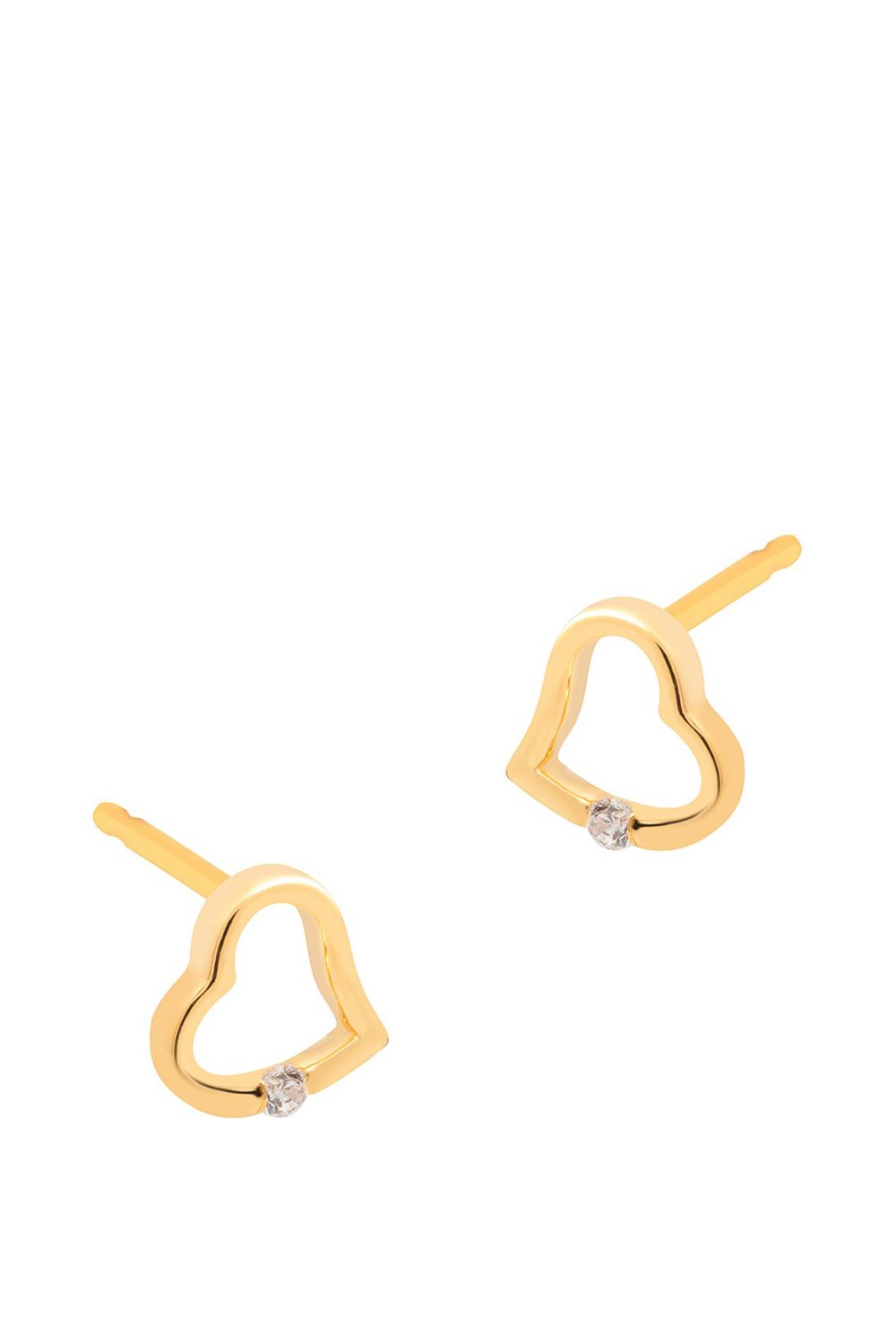 Pure Luxuries London Gift Packaged 'Nerilla' 18ct Gold Plated Sterling Silver Earrings