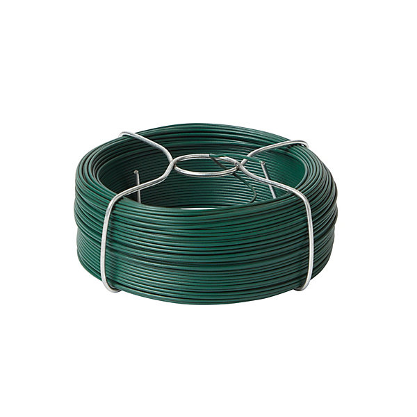 Fil à lier Blooma en acier coloris vert Ø.1,50 mm x L.50 m
