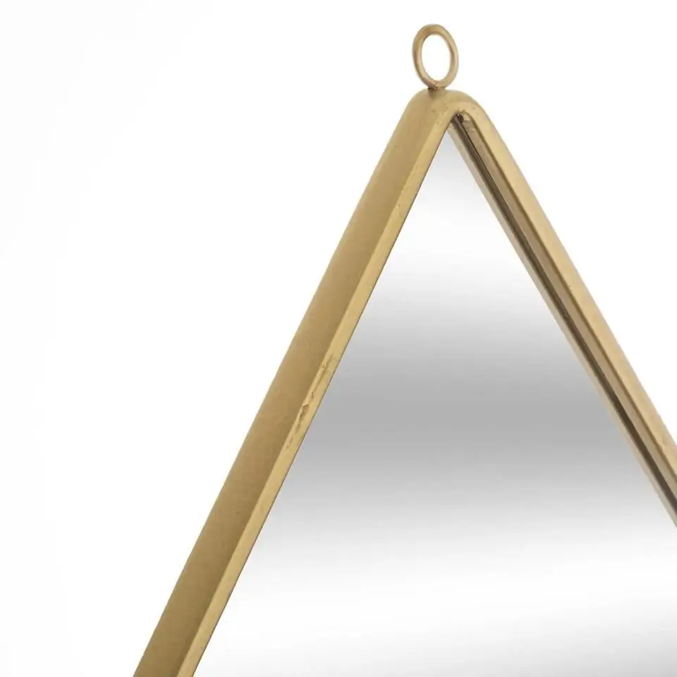 Atmosphera Spiegel - druppelvorm - goudkleur - metaal - 39 x 28cm