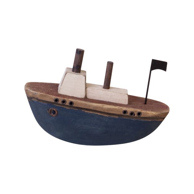 ADORNO BARQUINHO 13 CM MARAÚ