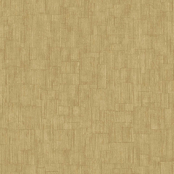 Papier peint vinyle intissé uni Kopa jaune paille L.1005 x l.53cm Lutèce