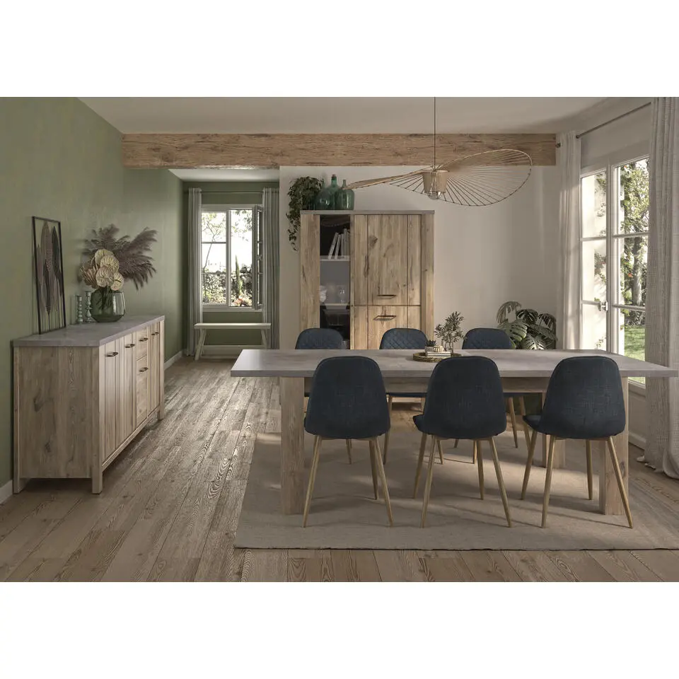 Dressoir Basalte - 220 x 50 x 88 cm - Viking Oak-design