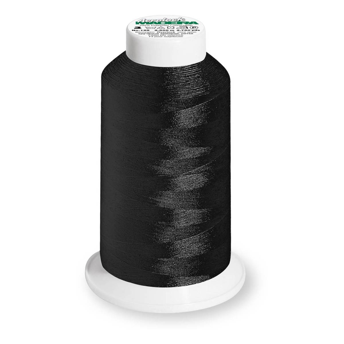 Madeira Black Aerolock Overlocker Thread 2500m (8000)