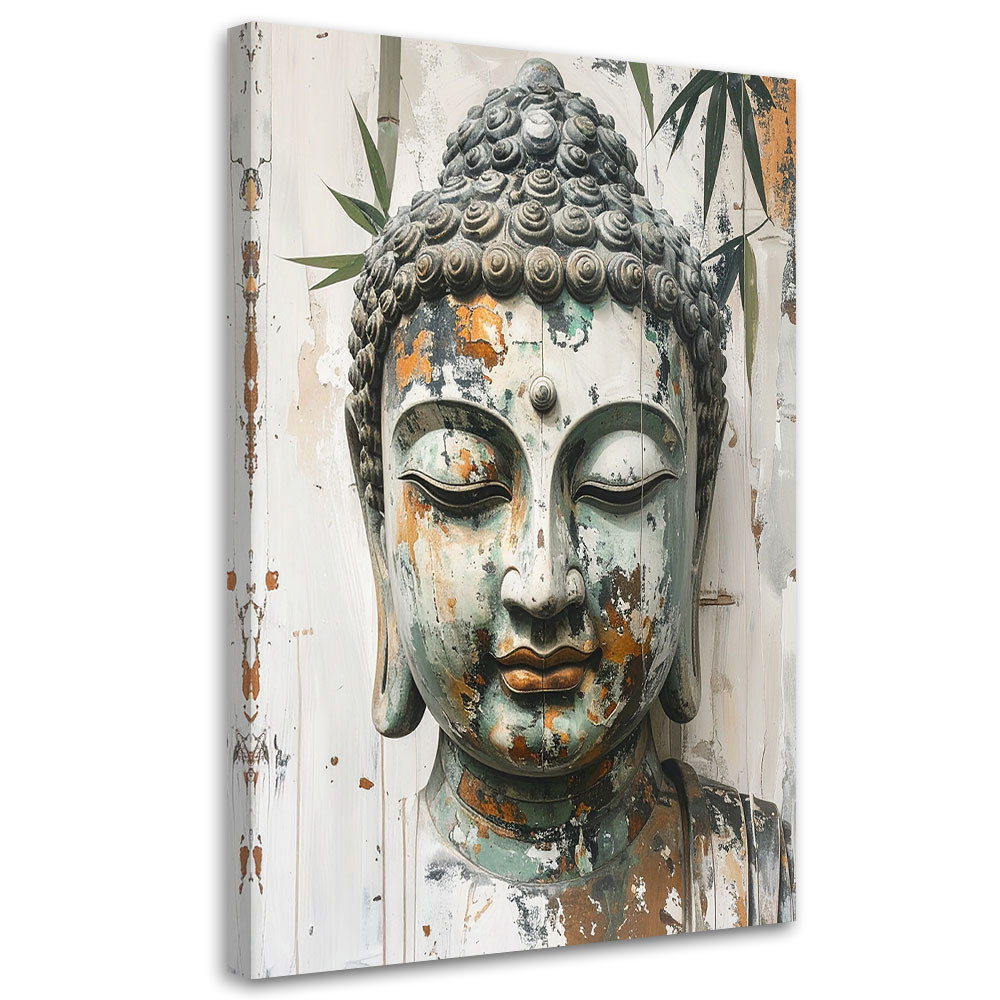 Obraz do salonu sypialni biura, Harmonia Budda Zen Spa Bambus 20x30