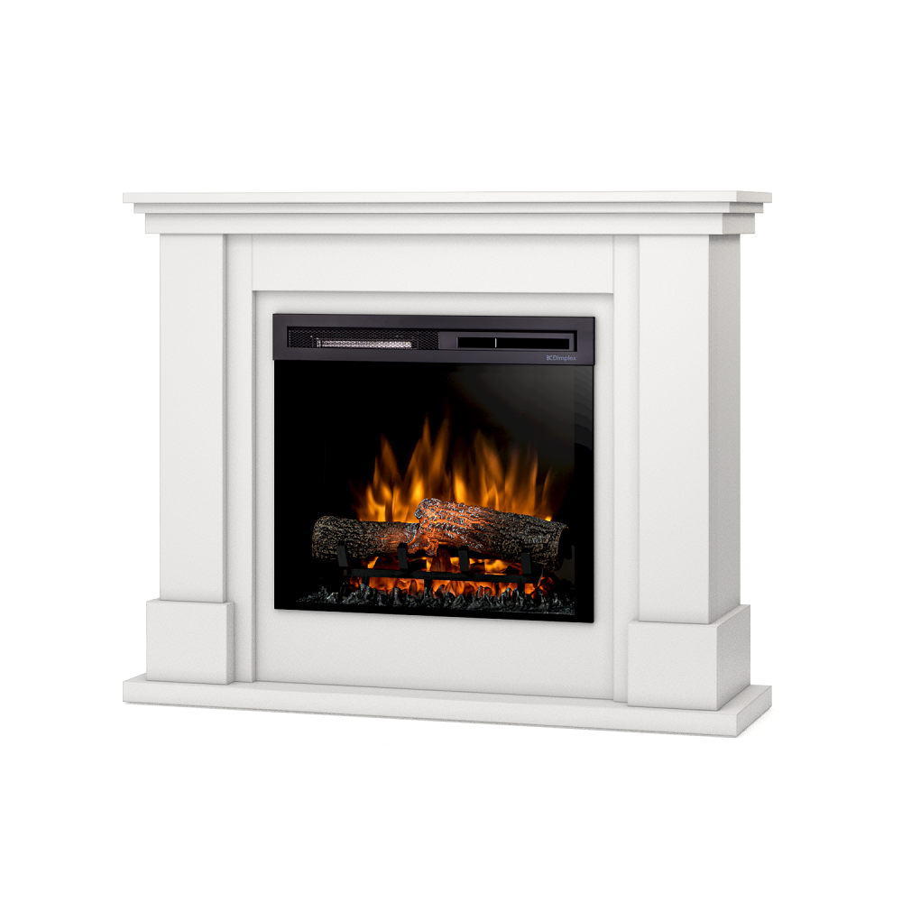 Kominek elektryczny Luena 23" XHD Biały Warmtec