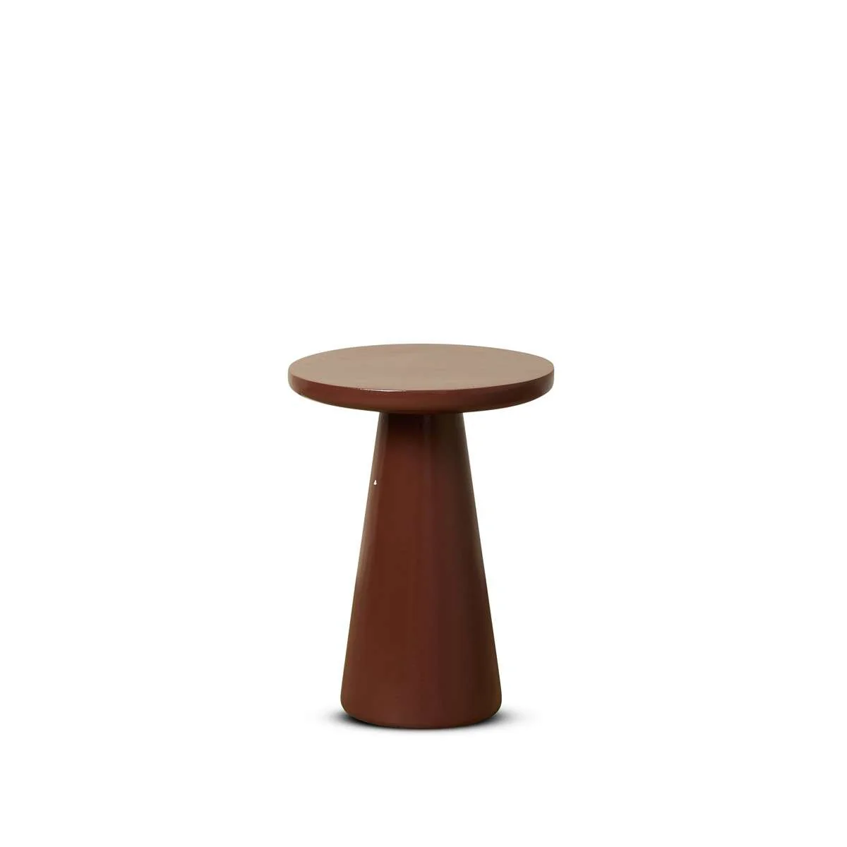 Leandro Side Table - Chocolate Gloss
