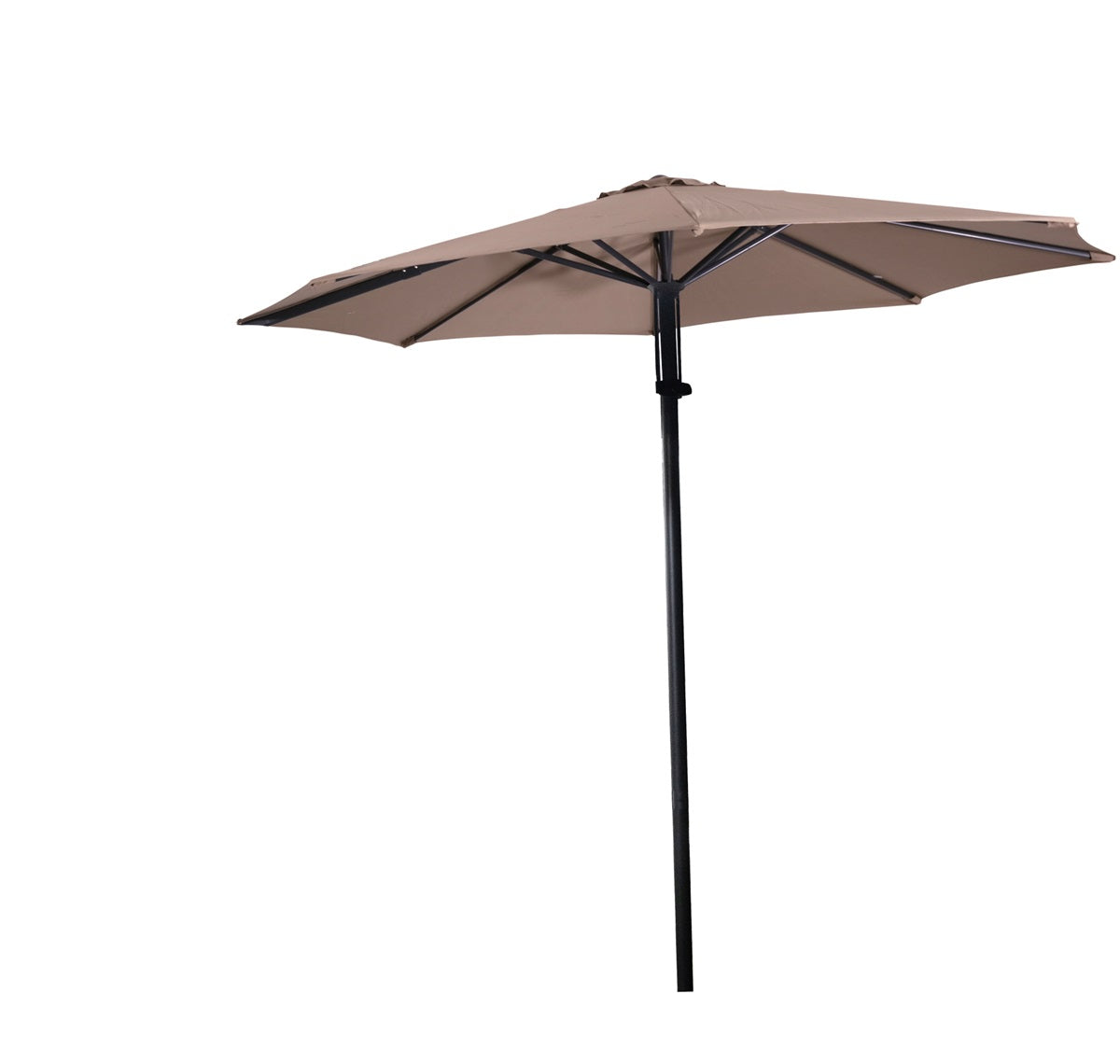 Lesli Living push-up parasol Libra - taupe - Ø300cm