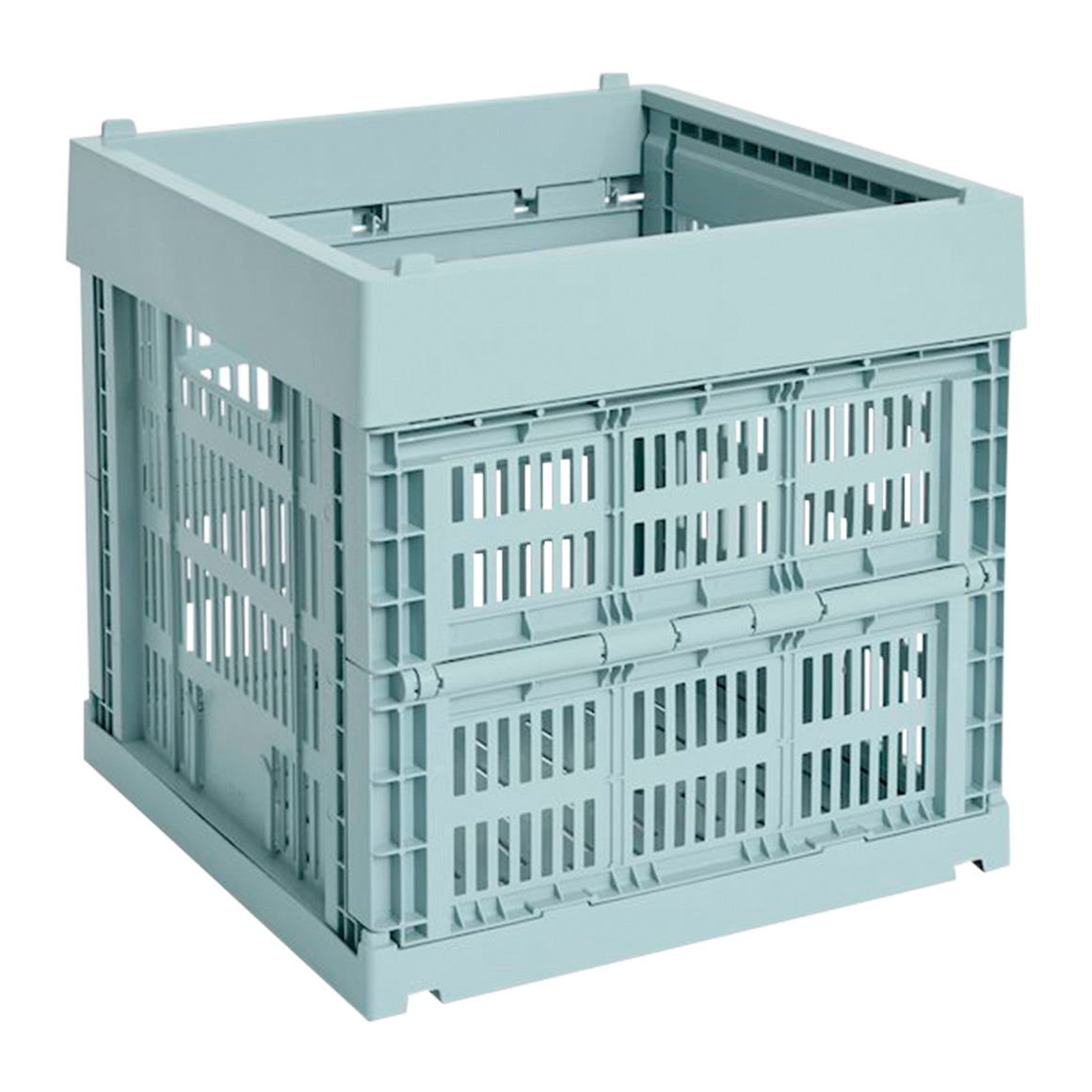 HAY Colour Crates Krat XS - Kubus - Dusty Blauw