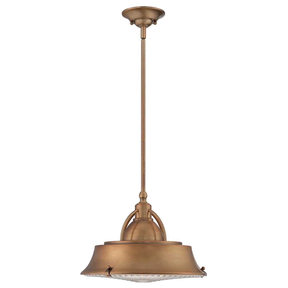 Lampa wisząca miedź Cody 2xE27x60W wym: 120x36,8x36,8 cm Quoizel