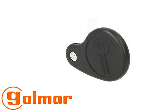 Badge Vigik de proximité noir GOLMAR Interphonie