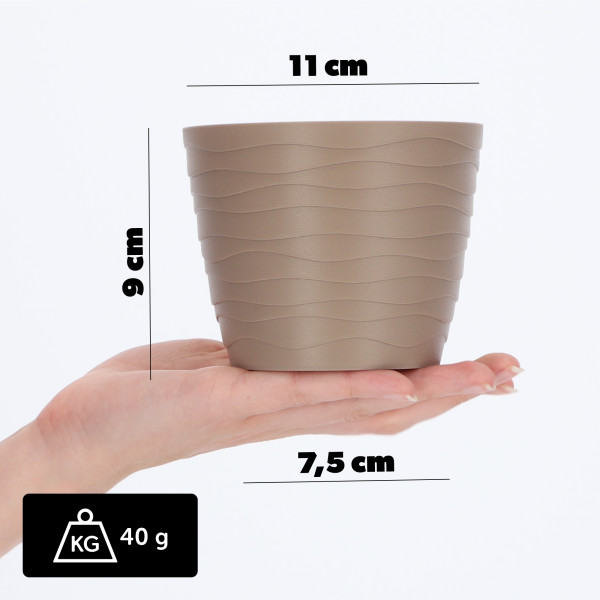 Doniczka Osłonka Donica Na Kwiaty 11cm Kolory