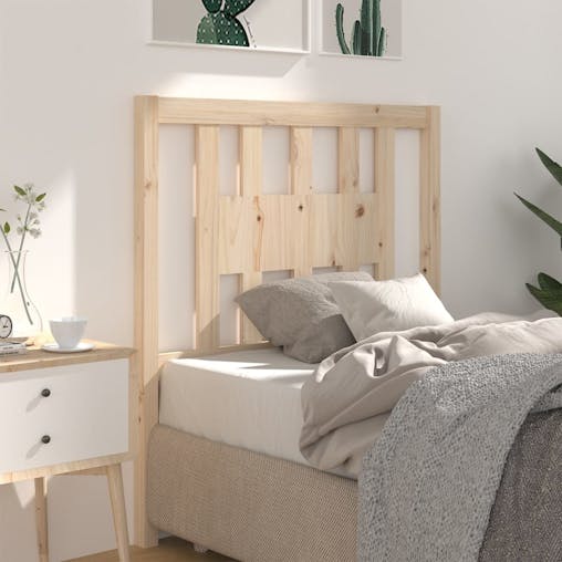 NNEVL Headboard 96x4x100 cm Solid Wood Pine