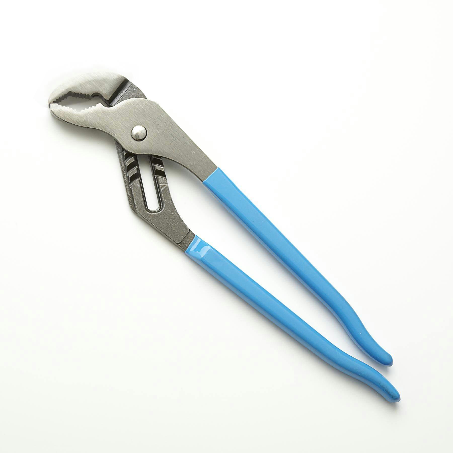Channellock® 442 V-Jaw Tongue & Groove Pliers, PermaLock® Fastener, High Carbon Steel, 12-in
