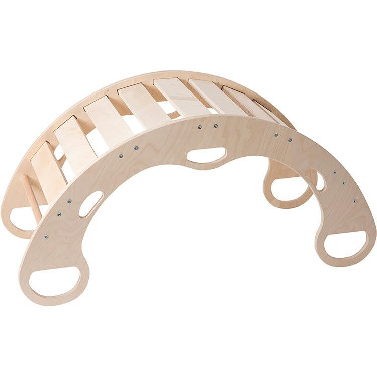 ROCKER ALI - Arche Montessori enfant effet bois naturel 49x100x43cm