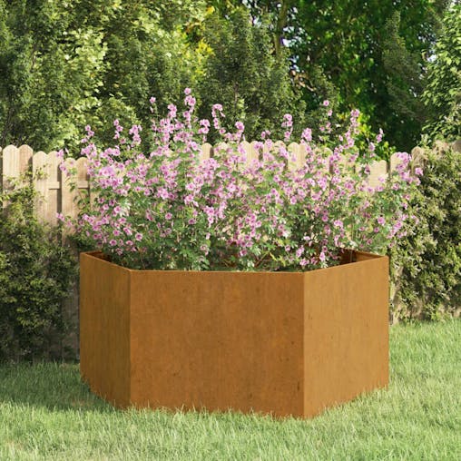 NNEVL Planter Rusty 90x90x45 cm Corten Steel