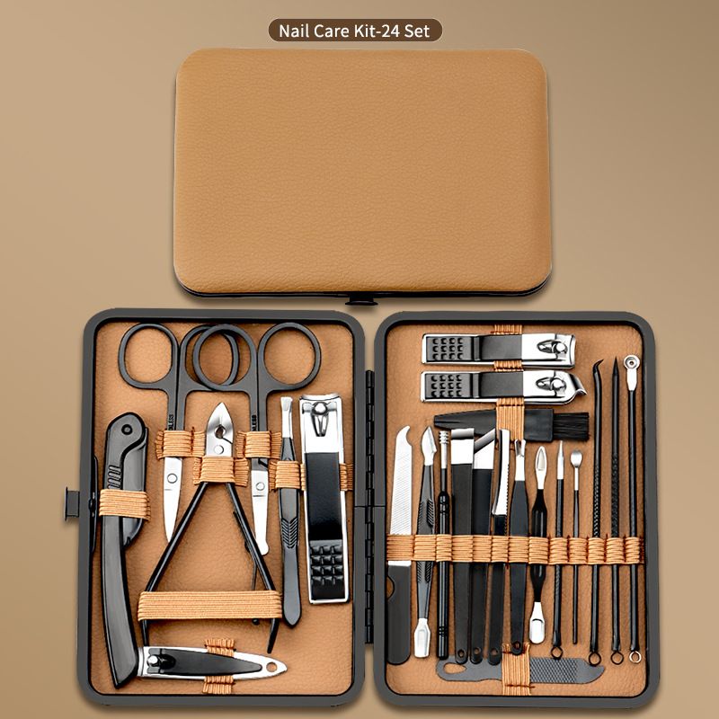 Obasyhig 24-Piece Stainless Steel Manicure and Pedicure Set