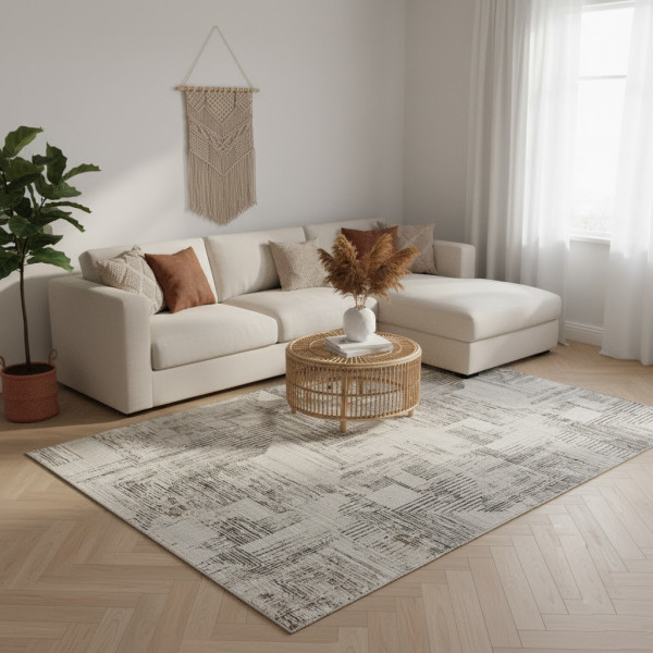 Dywan beżowy 632 idealny do salonu pokoju120x170 nowoczesny