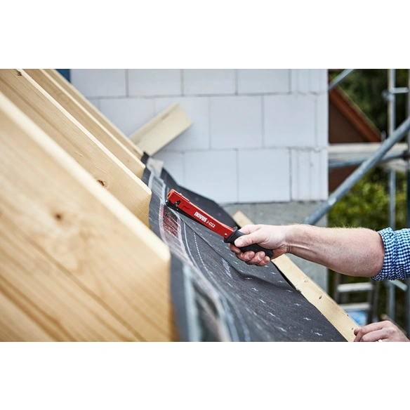 Hammer-Tacker »J-022«, rot, 165 Klammern