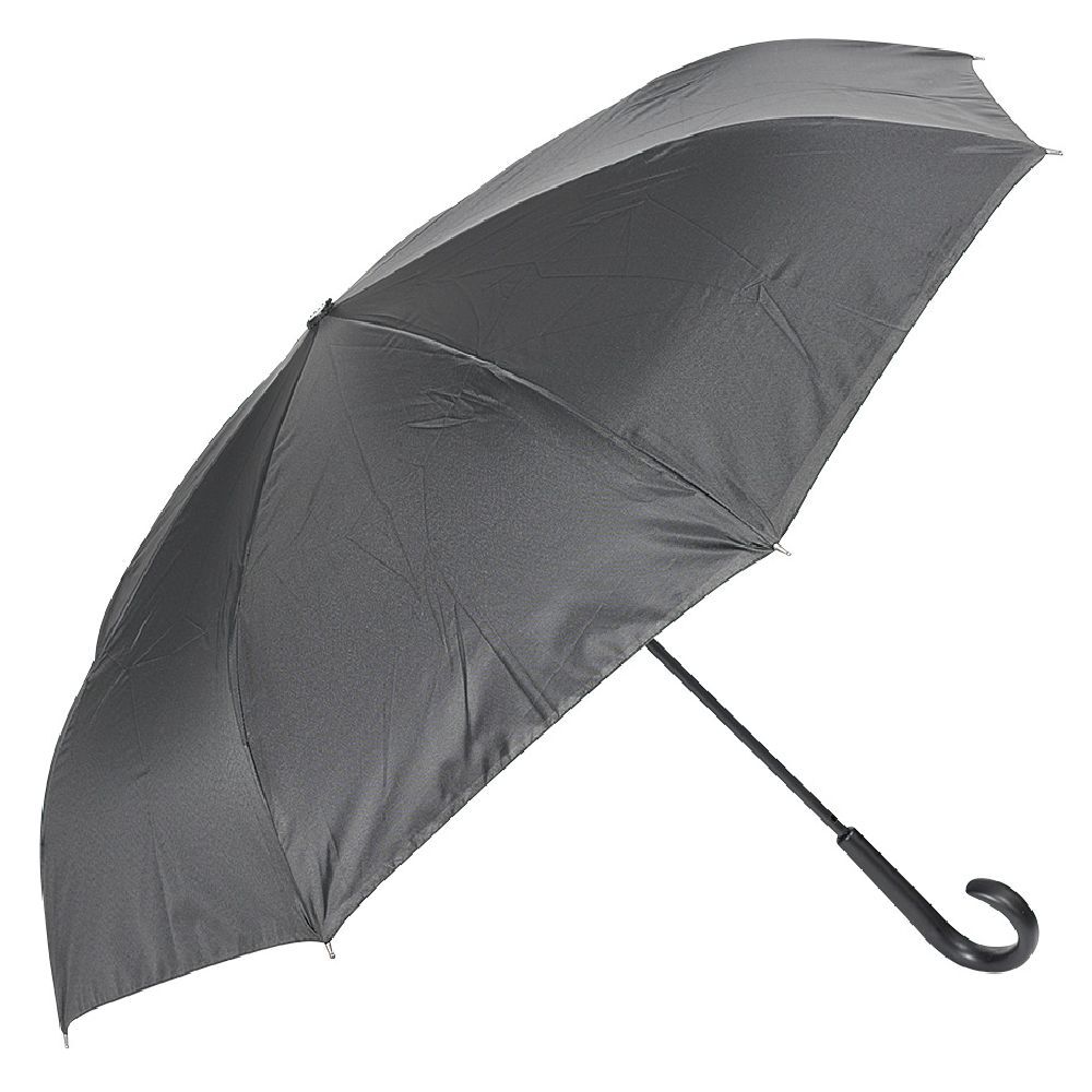 Parapluie inversé bleu et noir