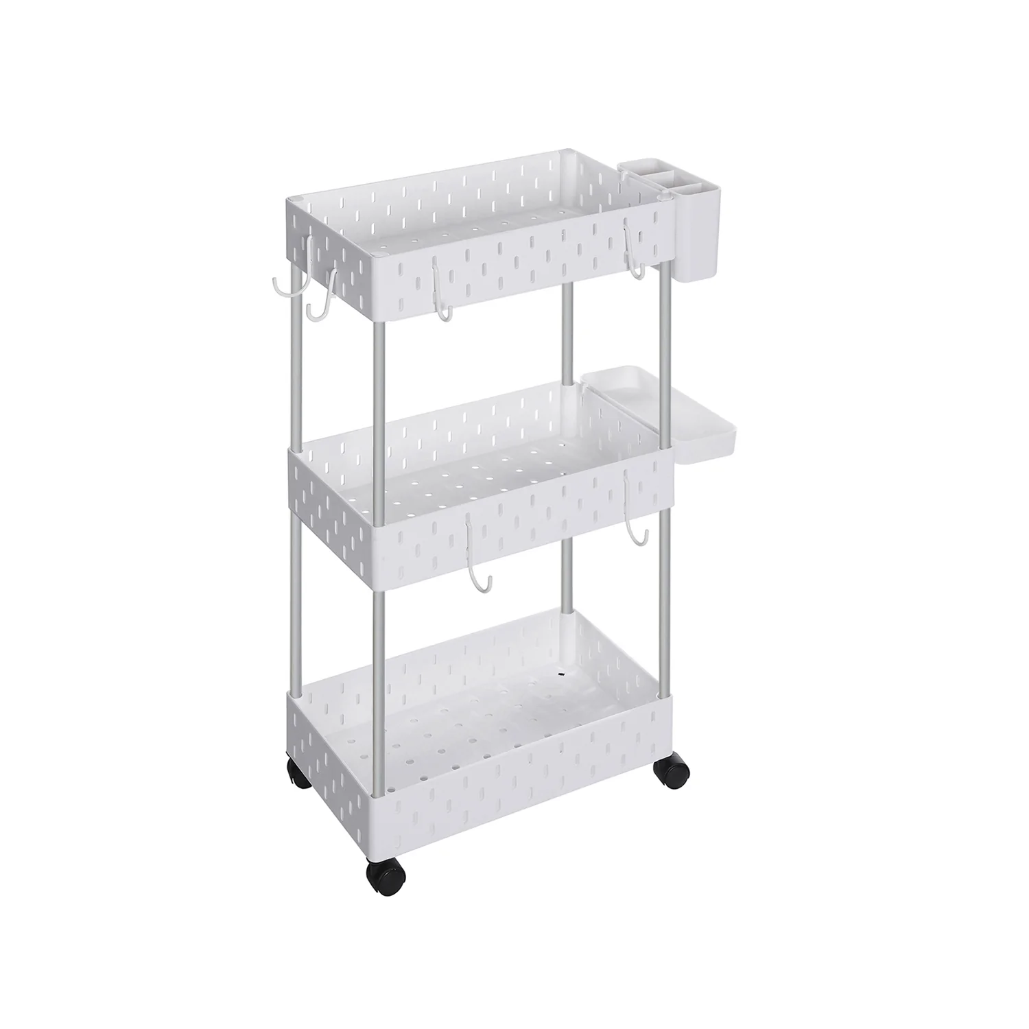 Chariot ３ niveaux blanc