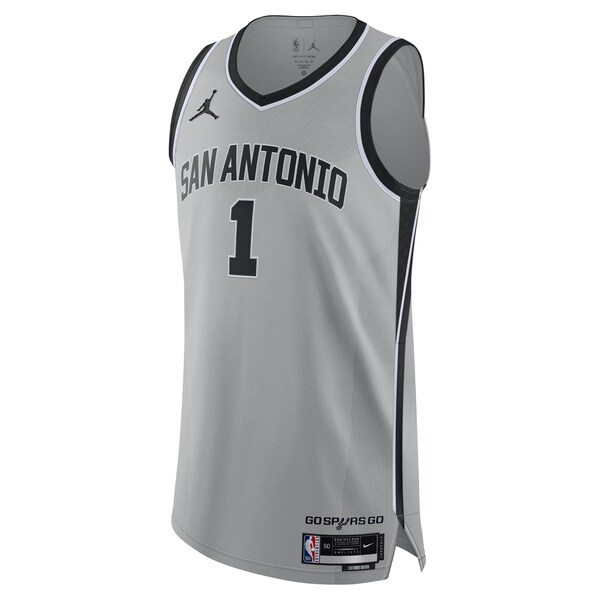 Victor Wembanyama San Antonio Spurs Jordan Brand Unisex Authentic Jersey - Statement Edition - Gray