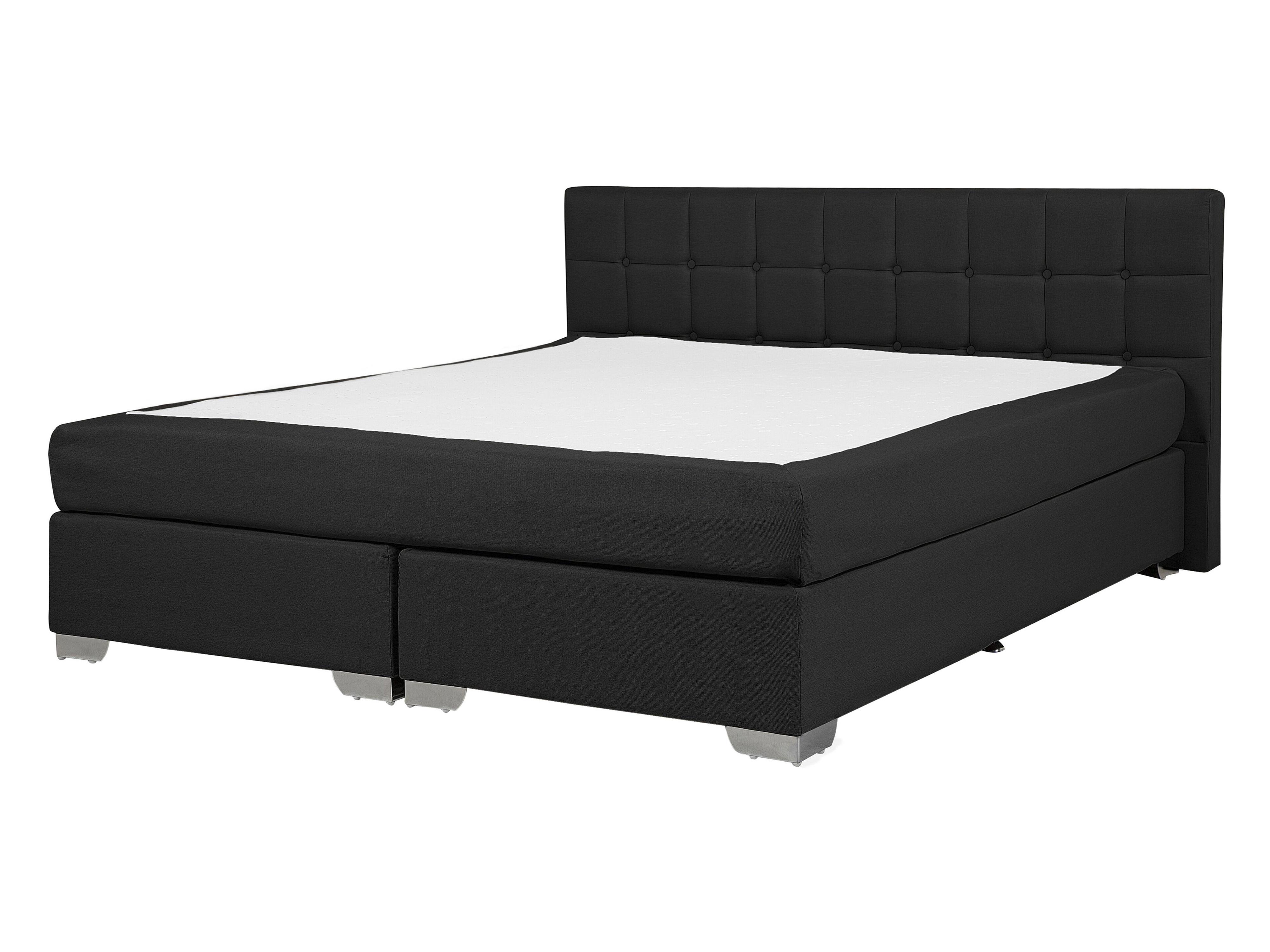 Divan Bed Fabric ADMIRAL 140 x 200 cm (EU Double) Black