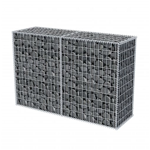 NNEVL Gabion Basket Galvanised Steel 150x50x100 cm