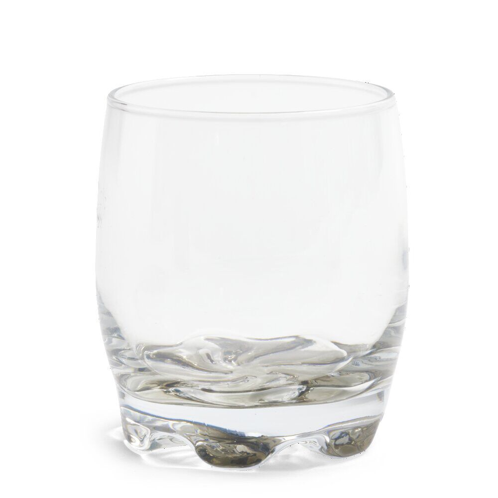 Lot de 3 verres 29cl en verre transparent fond coloré noir/bleu/vert