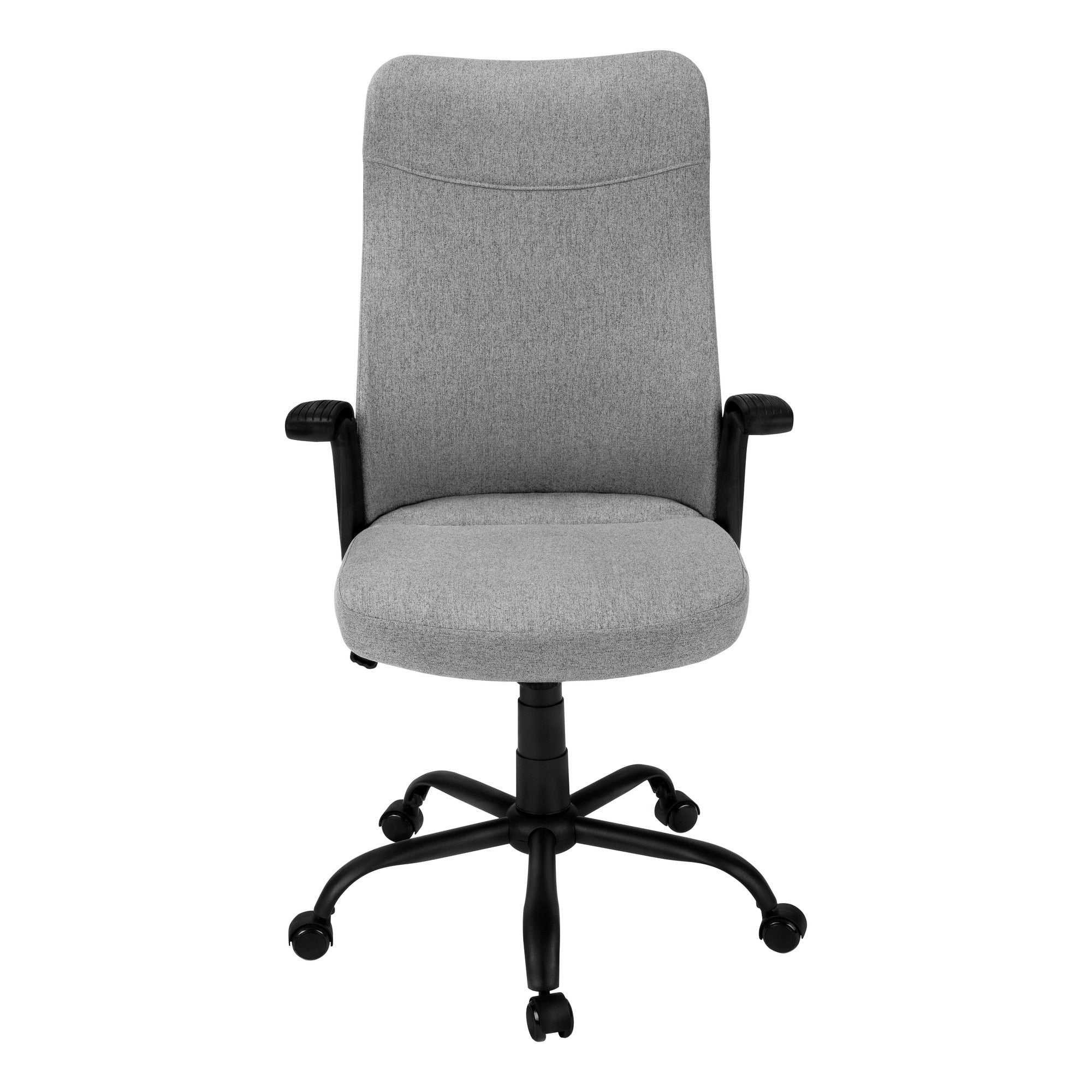 Gray and Black Rolling Drafting Chair - 24' X '40.5' X '24.75