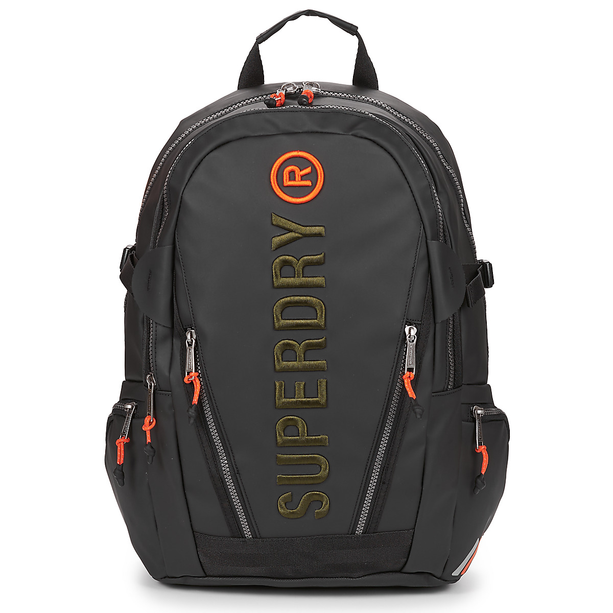 Superdry - TARP BRODE - Black / Green