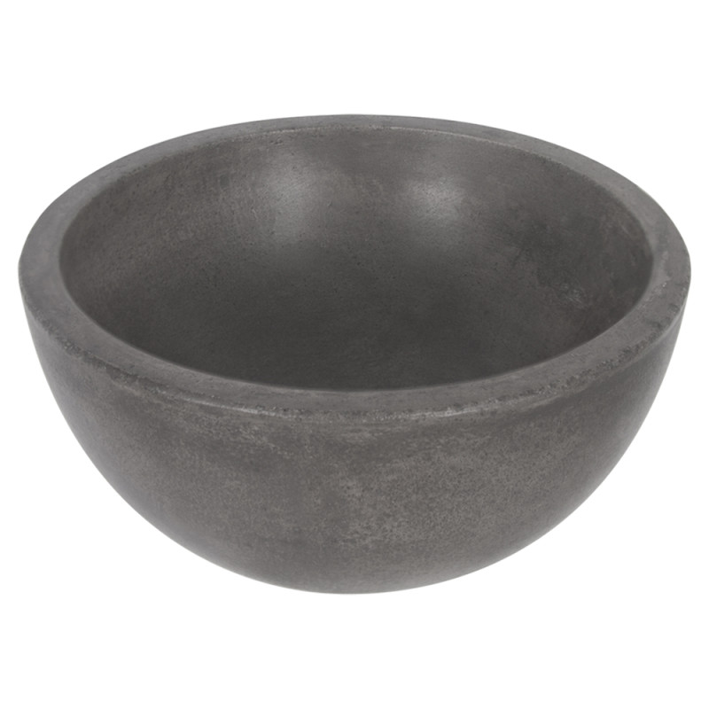 Vasque à poser Ruz ronde gris foncé Ø 25 x 11,5 cm DIFFERNZ
