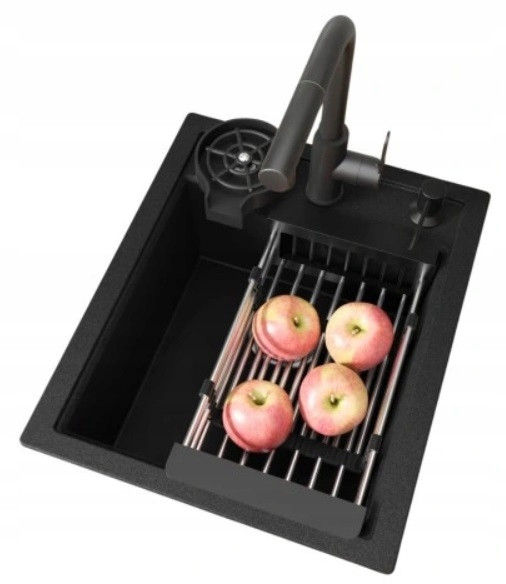 Zlew Franke Sirius Sid 610-40 Zestaw bateria dozownik myjka