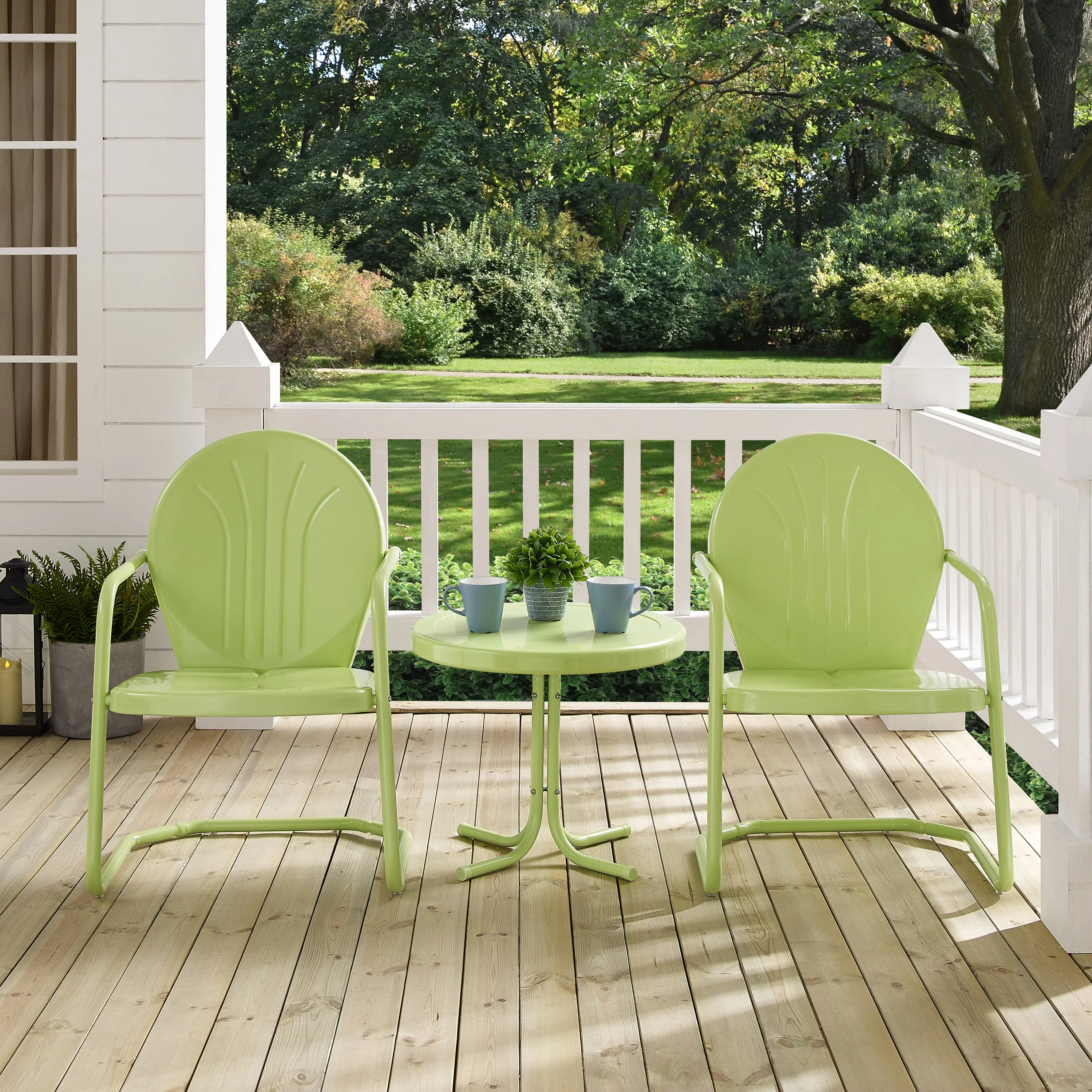 Crosley Griffith 3-piece Metal Outdoor Armchair Set
