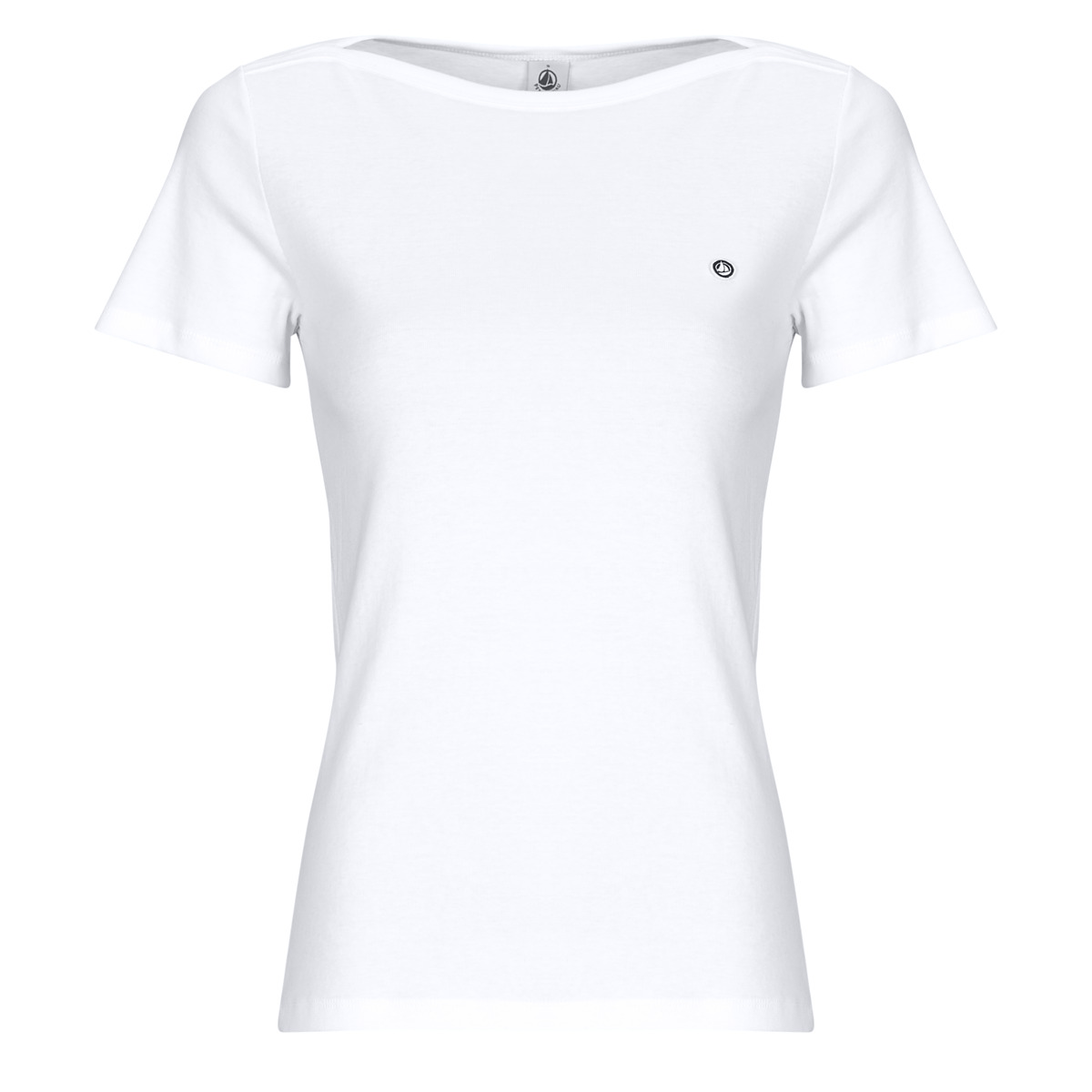 Petit Bateau - TEE SHIRT COL AMIRAL - White