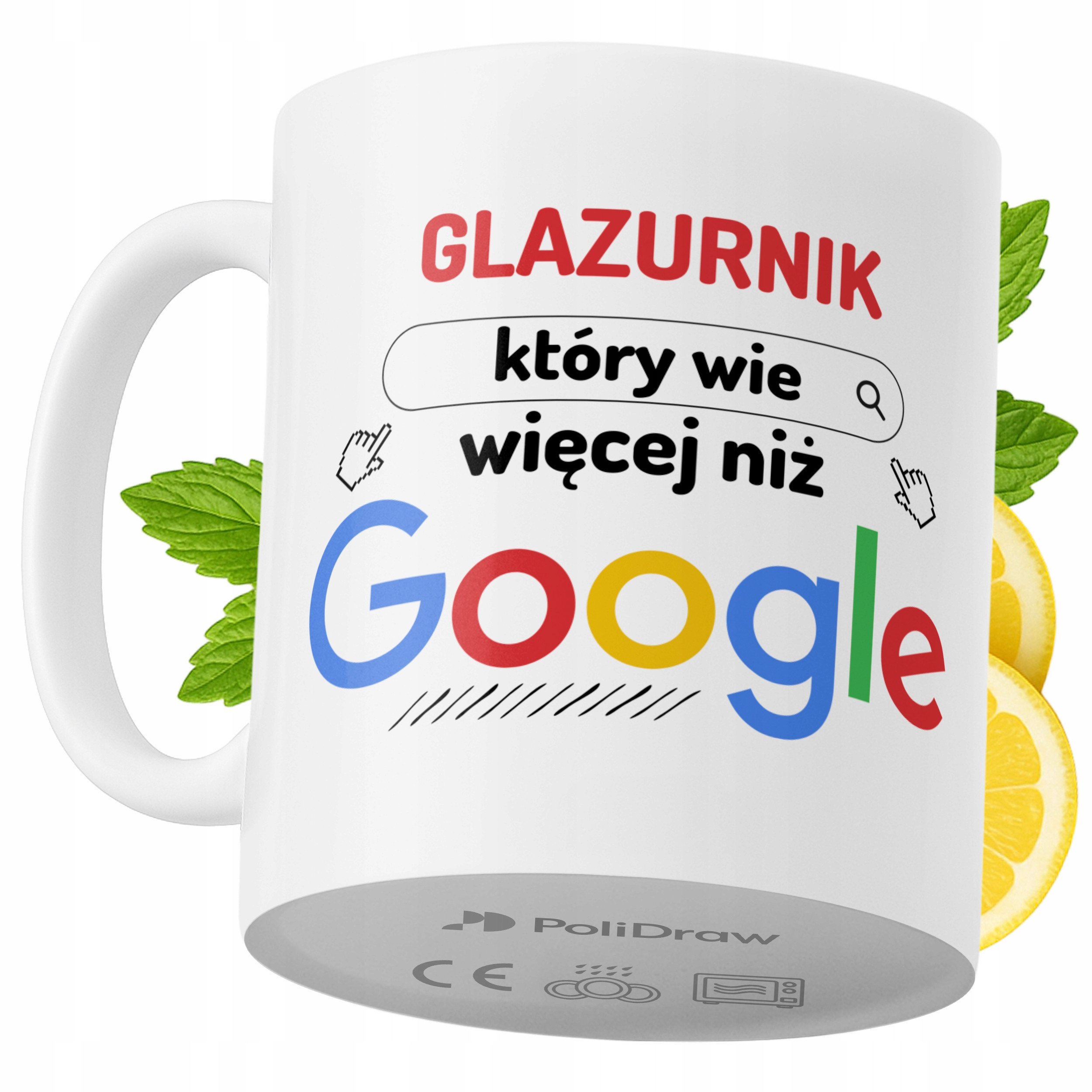Kubek Dla Glazurnika na Prezent z Nadrukiem ze Zdjęciem 330 ml PoliDraw