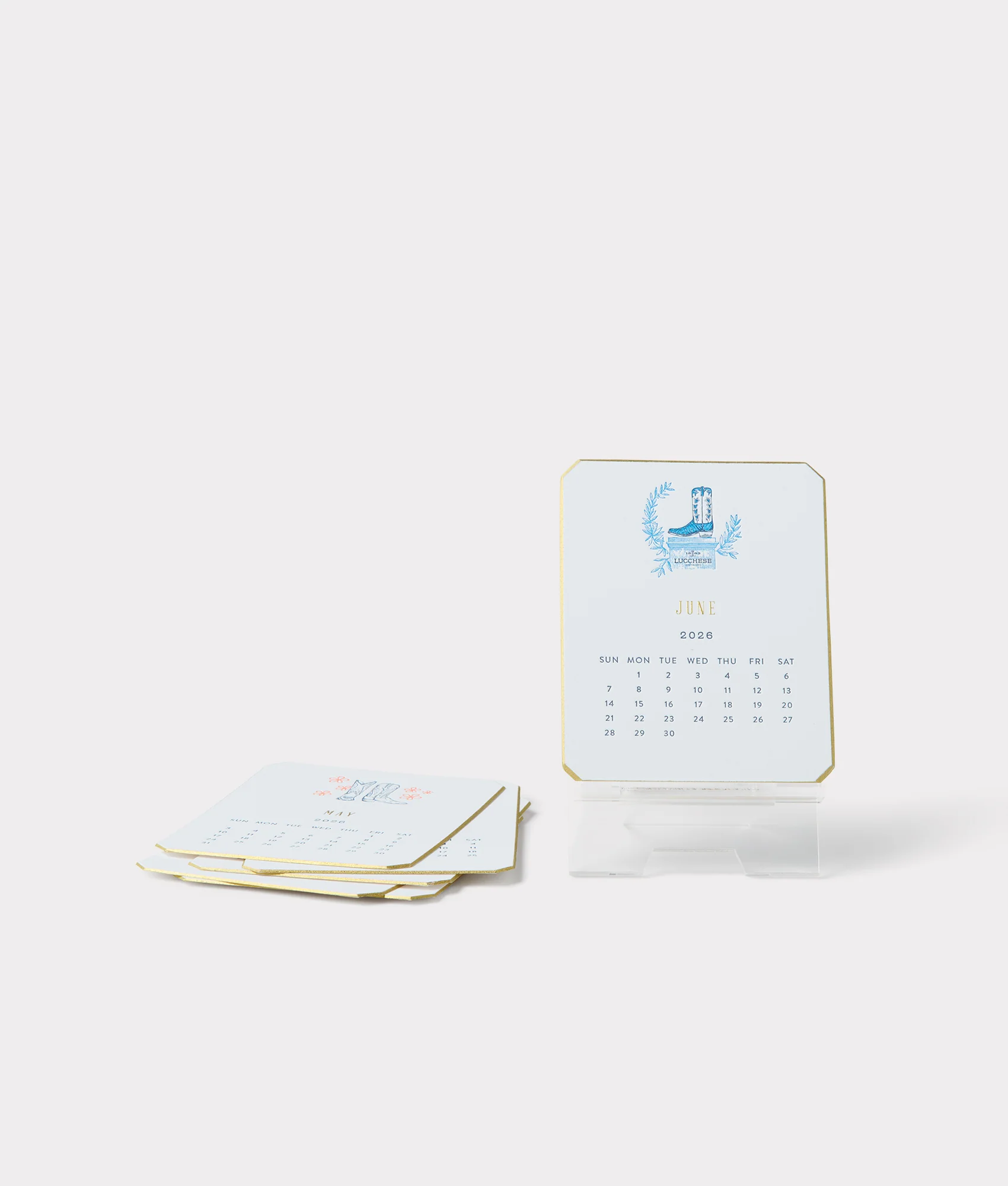 Lucchese Boot Calendar 2026 - Multi