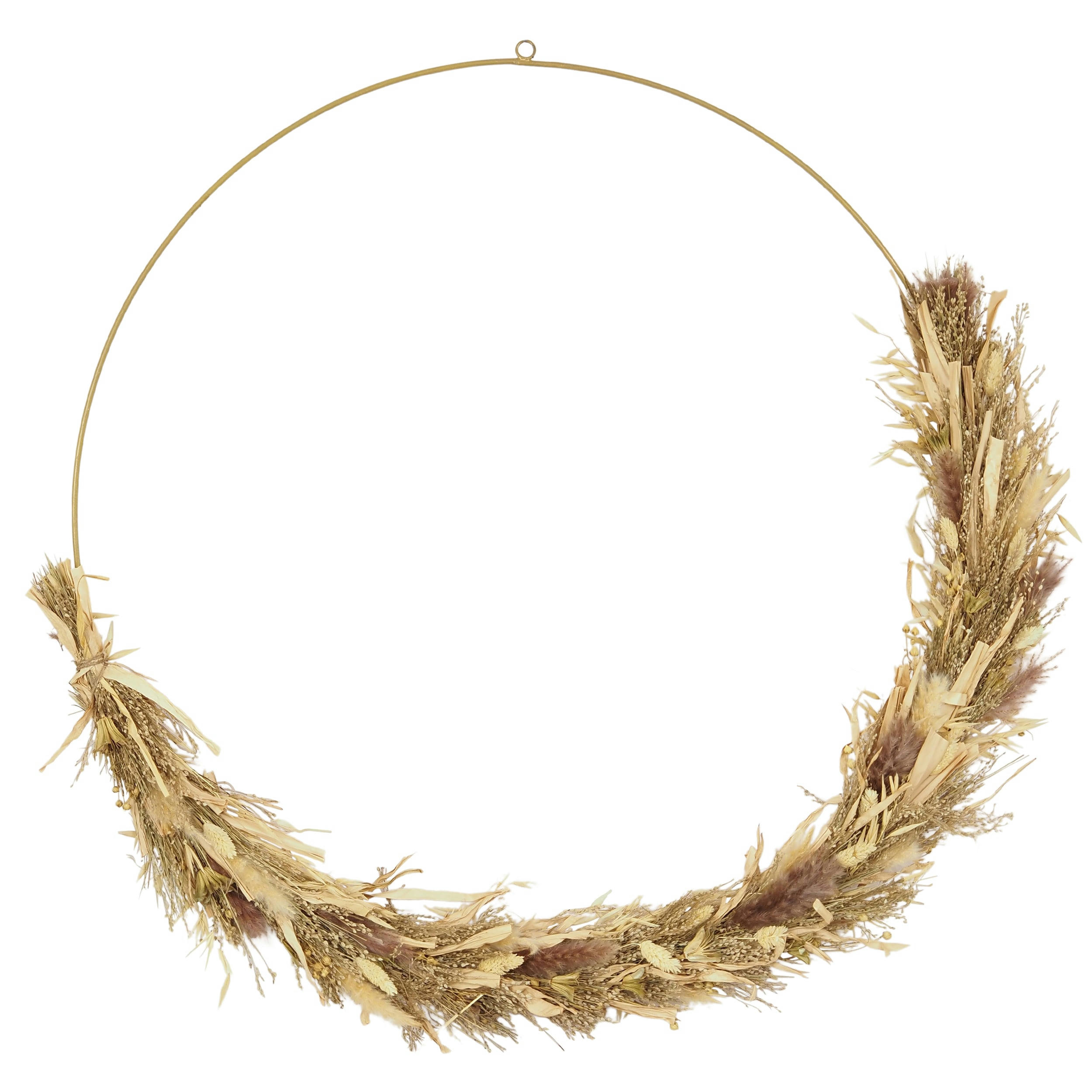 - Couronne fleurs séchées 80cm