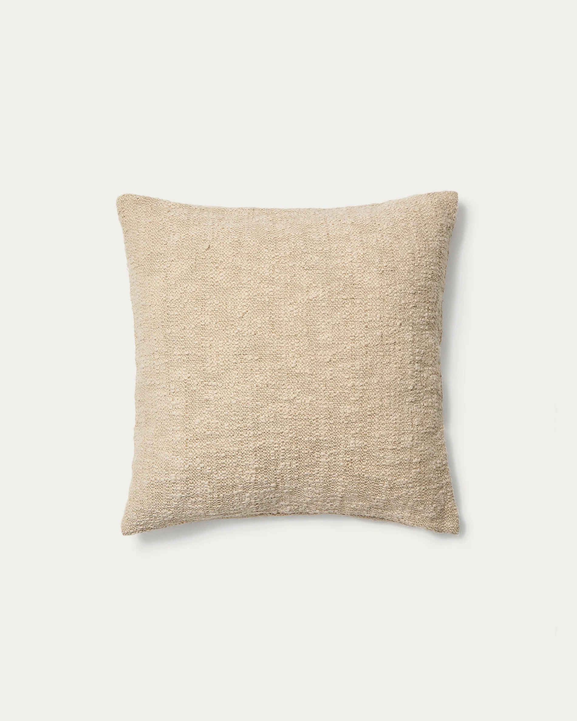 Mevia cushion cover in beige linen blend 50 x 50 cm