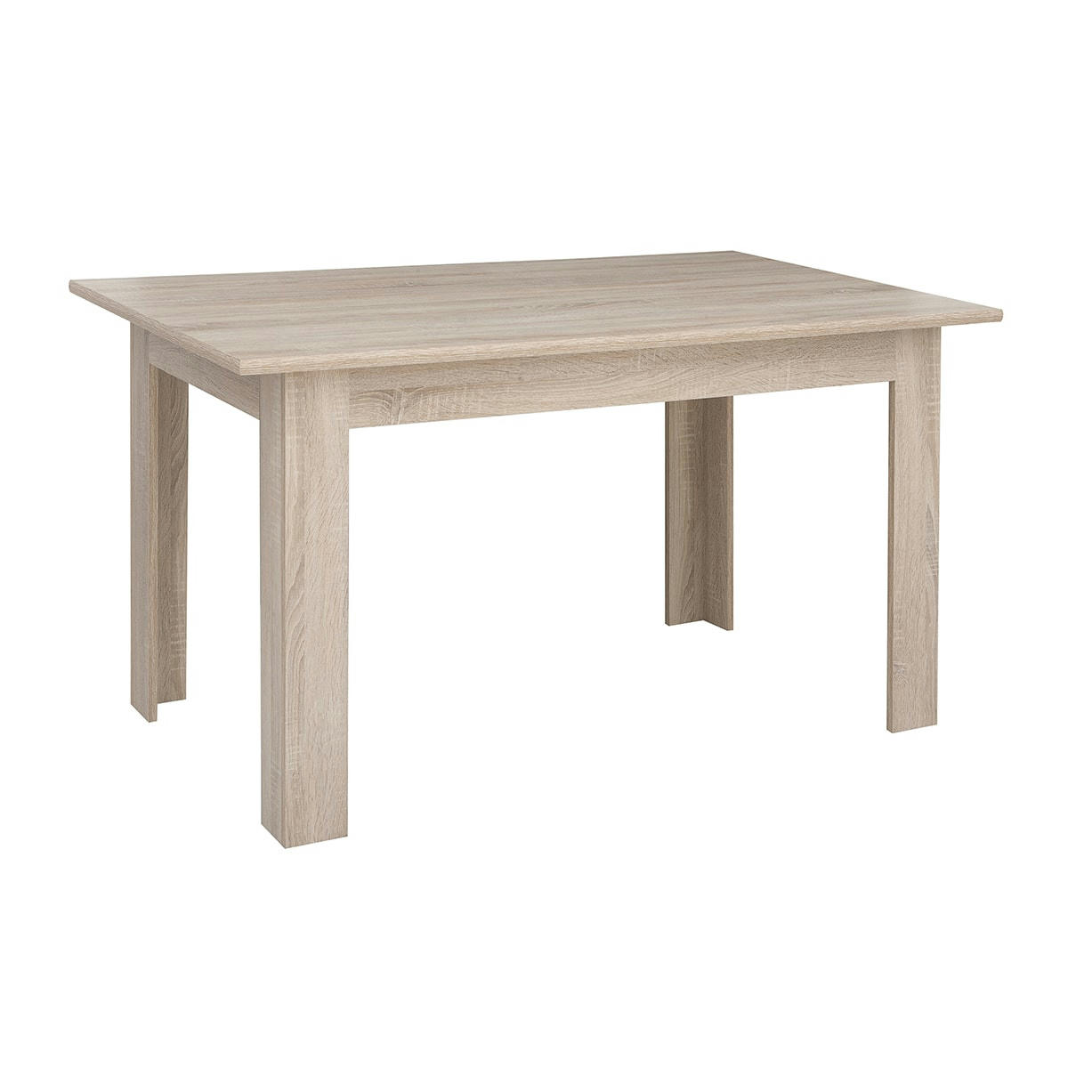 - Table à manger 4 places panneaux mélaminés naturel