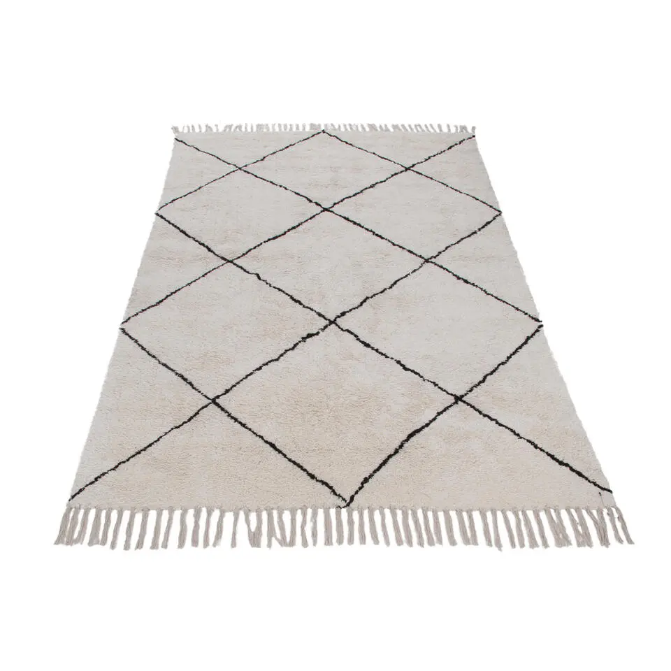 Dutch Lifestyle - Katoen - Vloerkleed - 160 x 230cm - Multikleur