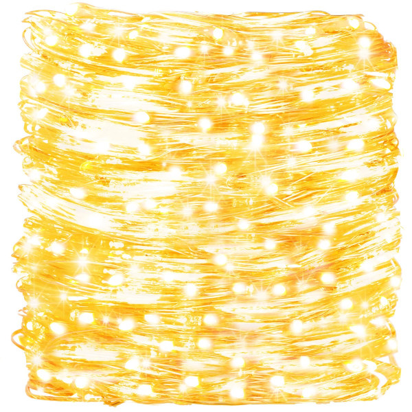 Kurtyna świetlna 300 Led girlanda biały ciepły lampki zew.