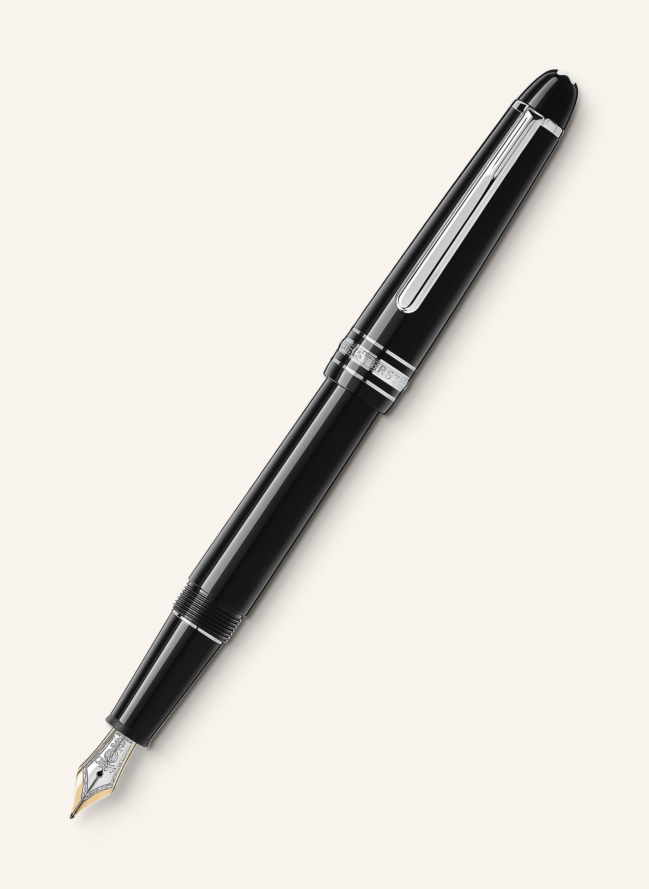MONTBLANC Füllfederhalter MEISTERSTÜCK PLATINUM-COATED CLASSIQUE