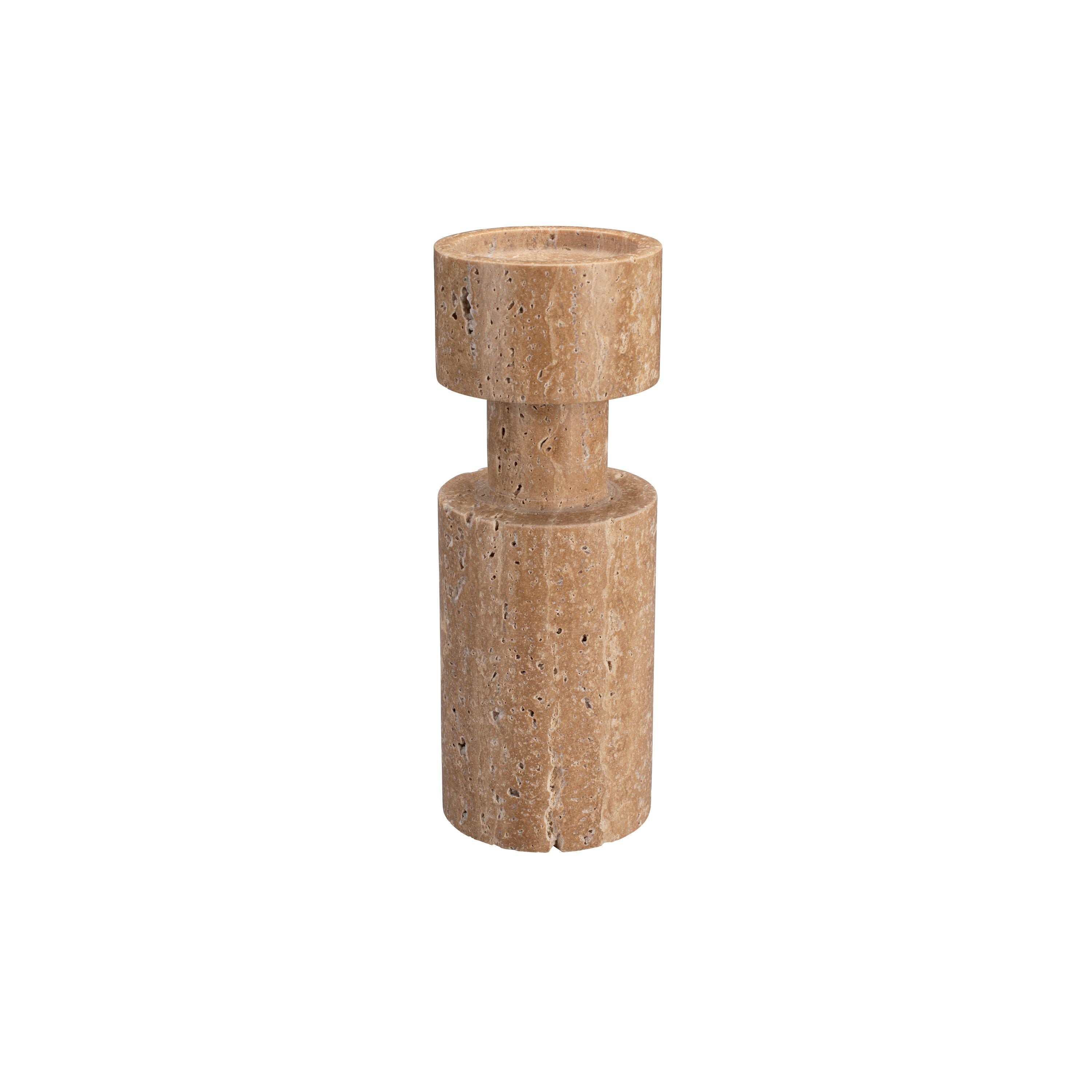 Dutchbone Paros Kandelaar Travetin - Beige